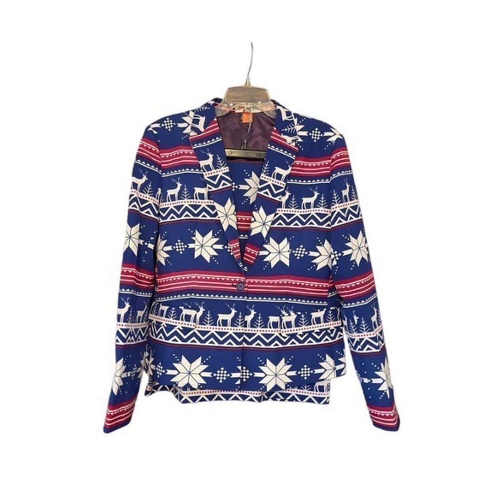 OPPO SUIT CHRISTMAS THEME BLAZER AND SKIRT SIZE 16